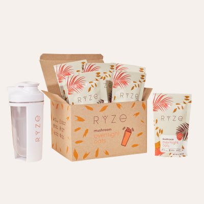RYZE Mushroom Overnight Oats Starter Pack - Easy Start
