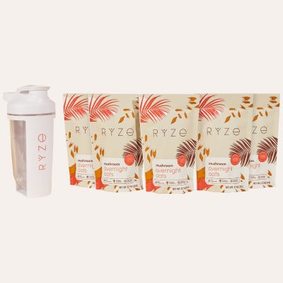 RYZE Mushroom Overnight Oats Starter Pack - Easy Start