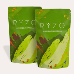 RYZE Organic Mushroom Matcha Starter Kit (60 servings) - Matcha Setup