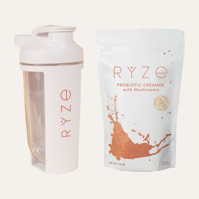 RYZE Shaker Bottle + Probiotic Creamer + Free Gifts - Gentle Morning Blend