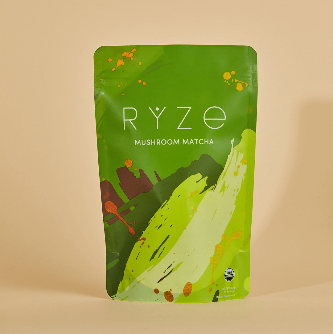 RYZE Try our Mushroom Matcha for 50% OFF! - Clean Energy
